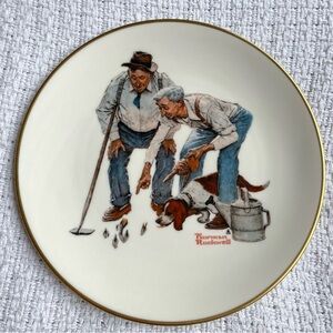 GORHAM Fine China Collectibles, Norman Rockwell, Spring- “shared Success”